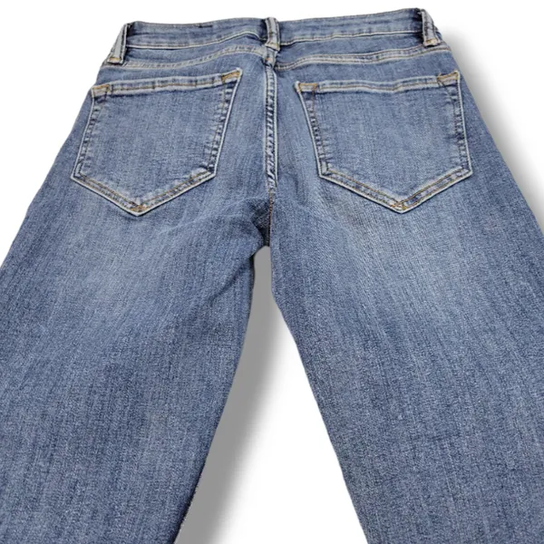 Allsaints Jeans Size 24 23x26.5 All Saints Mast Skinny Jeans Stretch Altered Hem - Image 4