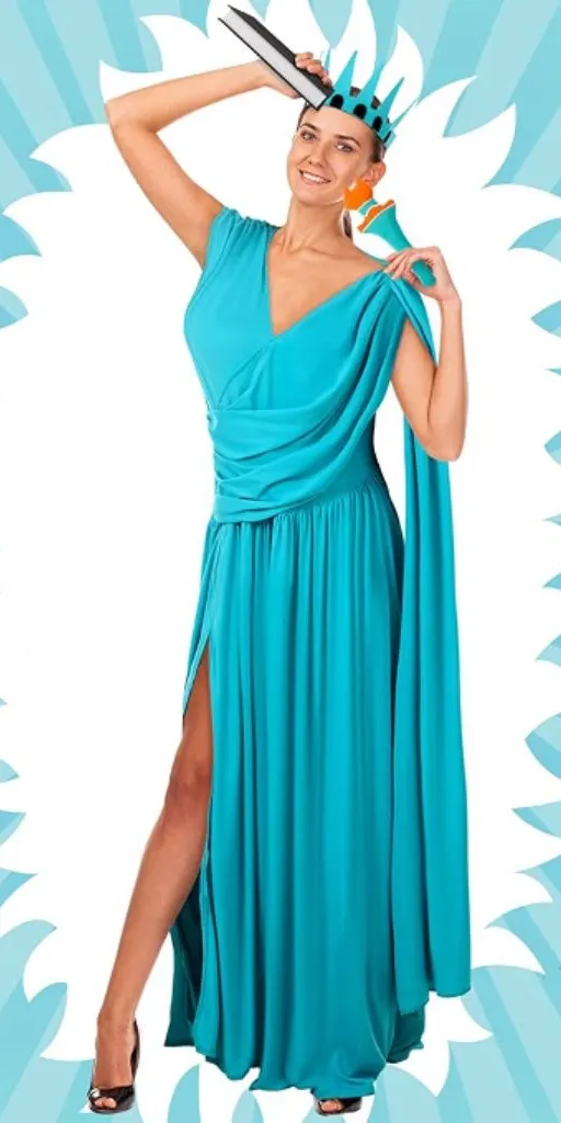 Statue of Liberty Halloween Costume | Liberty Torch Costume | Patriotic Costume - Image 2