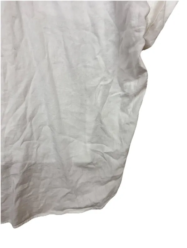 (RFB3) Madewell Women's White Button Up Short Sleeve Casual Pocket Top Size L - Image 14