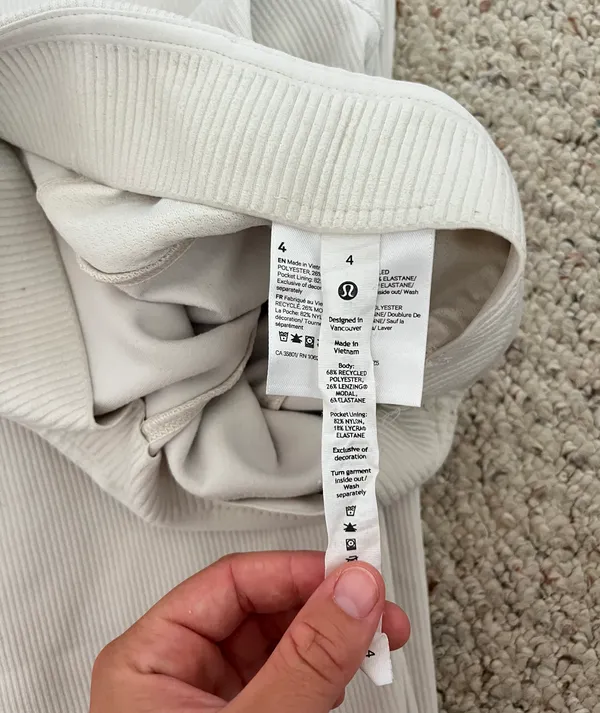 Lululemon ribbed softstreme flare pants - Image 7