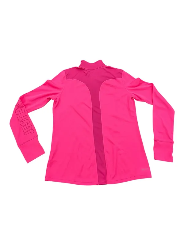 Nike Dri-FIT Running Quarter Zip Pullover Pink Women’s Large Athletic Top - Image 2