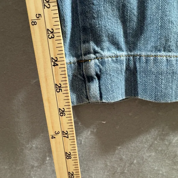 2106 | Zara High Waist Wide Leg Light Wash Denim Jeans Blue Womens 10 - Image 5