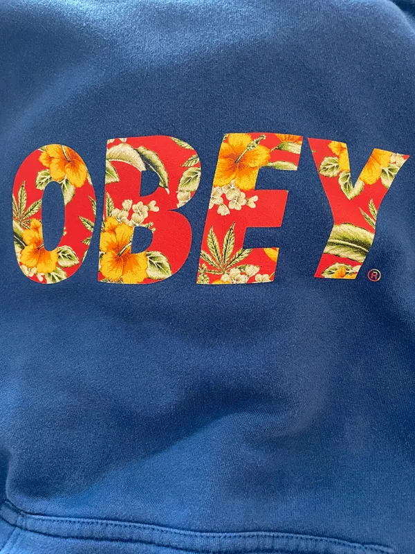 Obey Floral Hoodie - Image 2