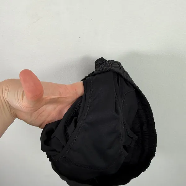 Lululemon Hotty Hot High Rise Lined Short 4" Long Black Athletic Gym Womens 4 - Image 6