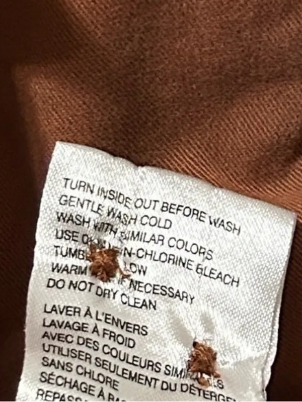 Current/Elliott The Captain Pant cuffed trouser rust brown Cappuccino size 31 - Image 10