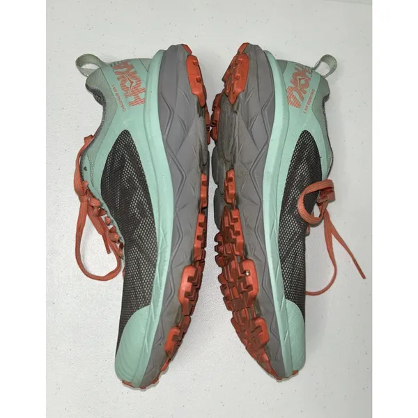 Hoka One One Womens Challenger ATR 5 Trail Running Shoes Teal/Gray Size 8.5 - Image 11