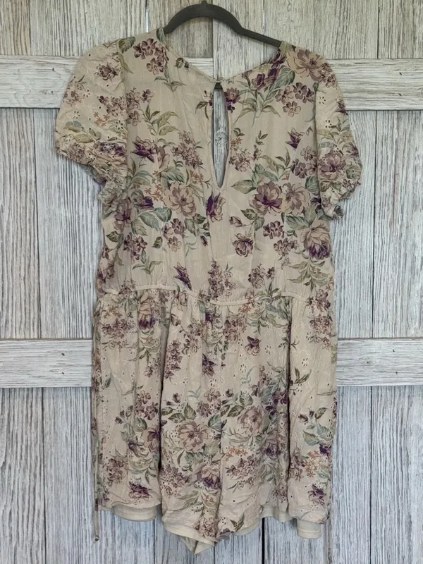American Eagle Floral Romper Beautiful Print XXL - Image 8