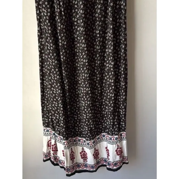 Bleuh Ciel Boho Floral Maxi Elastic Waist Dress - Image 3