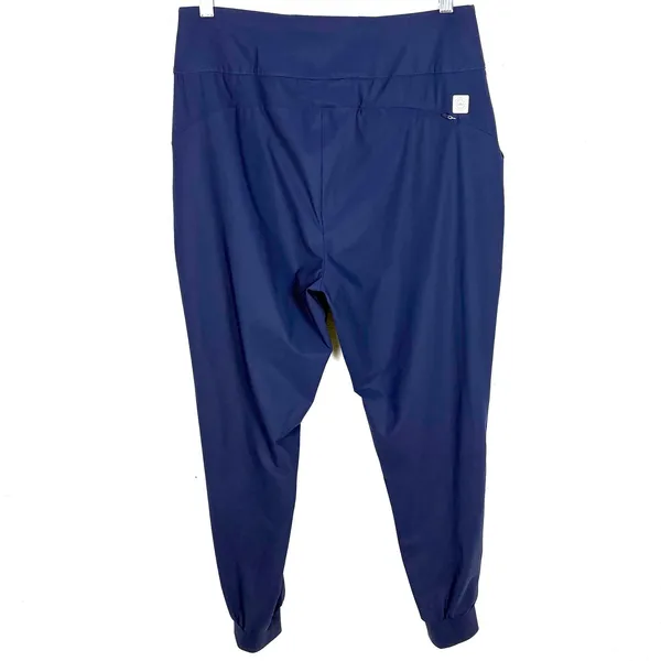 Peter Millar Womens Stellar Performance Jogger Pants Golf Navy Blue Size Medium - Image 4