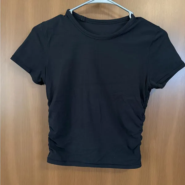 lululemon athletic All It Takes Short Sleeve Shirt Nulu in Black - Image 6