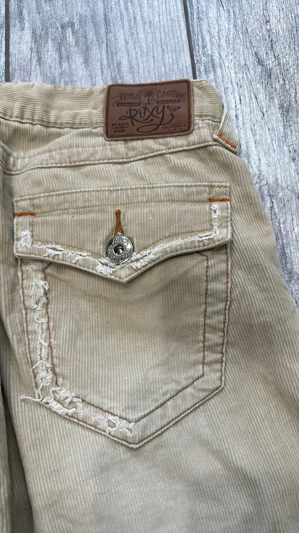 Roxy Vintage Size 5 Corduroy Pants - Image 7