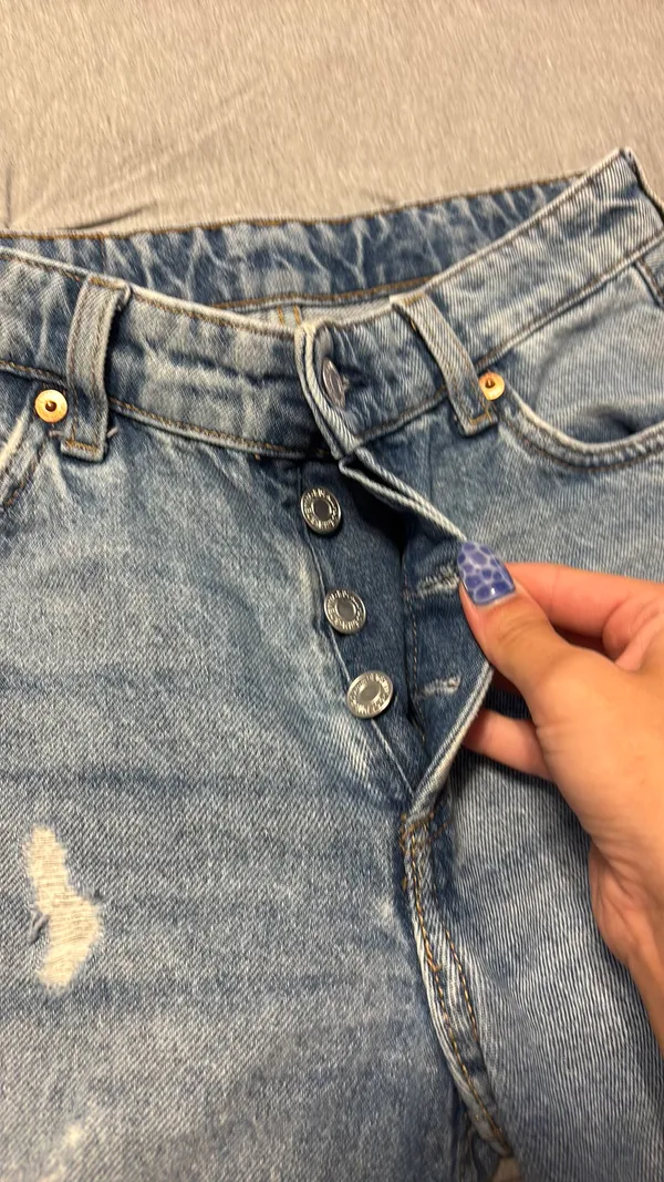 H&M Denim Jeans Boyfriend Low-Waist - Image 5