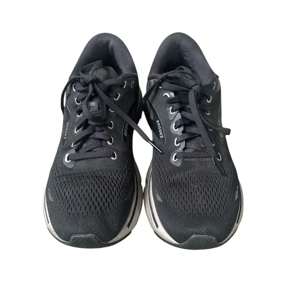 Brooks Ghost‎ 15 Women's Black And Rose Gold Running Shoes Athletic Sneakers 9.5 - Image 2