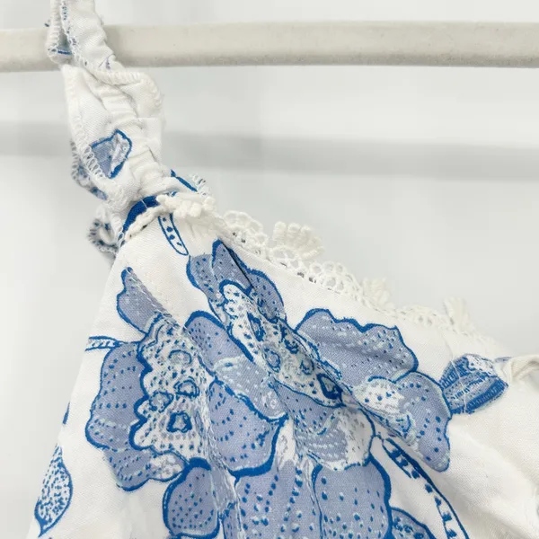 Urban Outfitters Womens Goodie Lace Up Tropical Floral Bustier‎ Crop Top Size M - Image 3