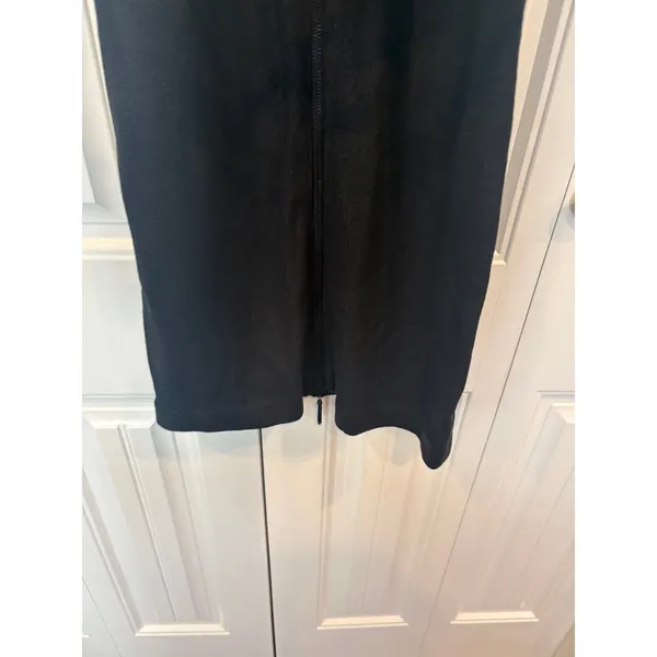Alice & Olivia Black And Leopard Belted Dress‎ - Image 7