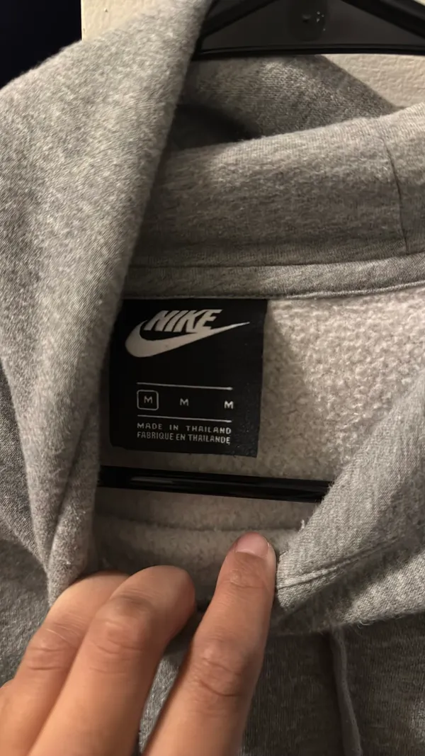 Grey Nike Hoodie Pullover - Image 2