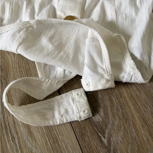 Free People Puff Sleeve Not Basic Bodysuit Size Small - Image 11