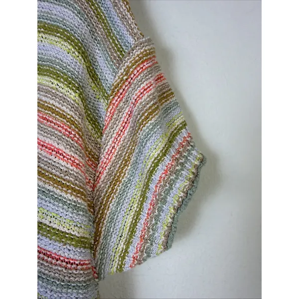 Daily Practice Anthropologie Tuvalu Sweater small casual short sleeve bohemian - Image 3
