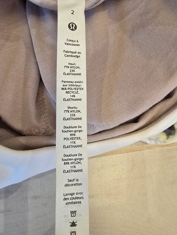 {2} Lululemon Court Crush Tennis Dress Traverse Yellow Multi White - Image 13