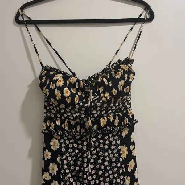 Free People - Tigerlilly Mixed Floral Midi Sundress - Small - Image 2