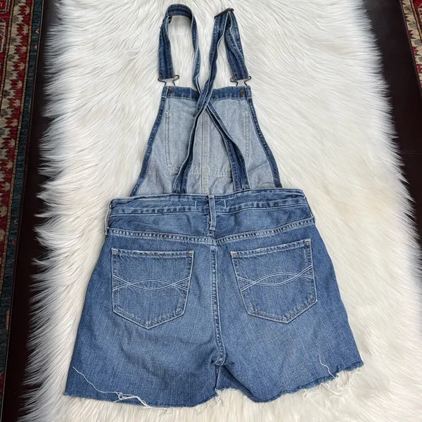 Abercrombie Blue Denim Short Overalls - Image 6