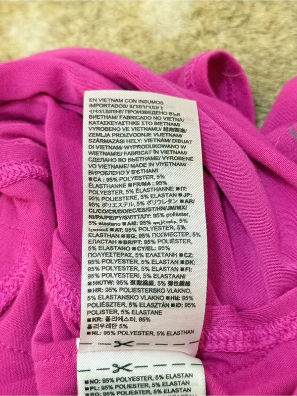 GapFit gDry High-Low Racerback Tank Top Electric Pink Size Large Athletic - Image 8