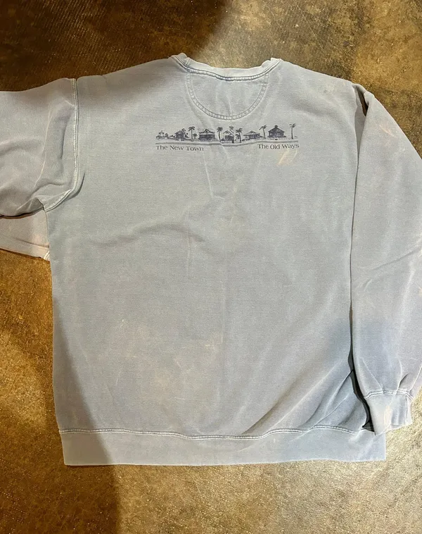 Seaside Style Light Blue Seaside Sweatshirt - Image 2