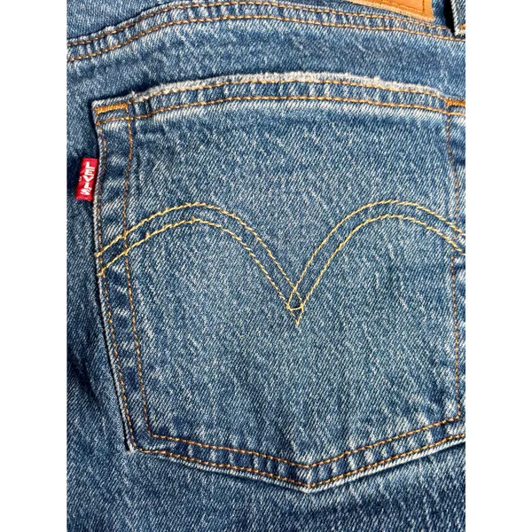 Levi’s 501 Original Fit Jeans 32 Inch Waist L26 Medium Wash Straight Leg Classic - Image 6