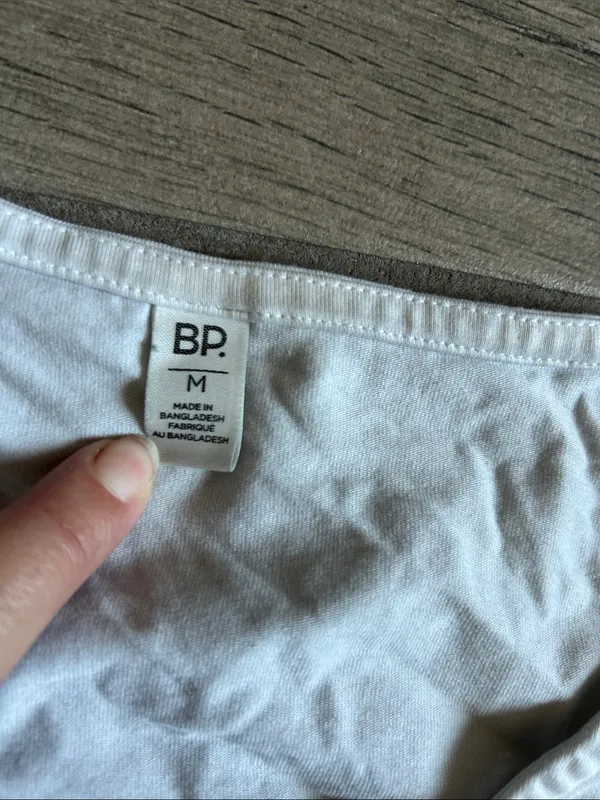 bp Long Sleeve Scoop Neck Bodysuit in Off-White - Image 2