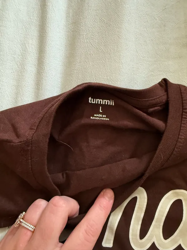 tee shirt Brown Size L - Image 2