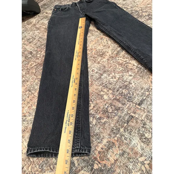 Aritzia Denim‎ Forum Joni High Rise Loose Jeans – Black Wash – Size 24 / 29L - Image 5
