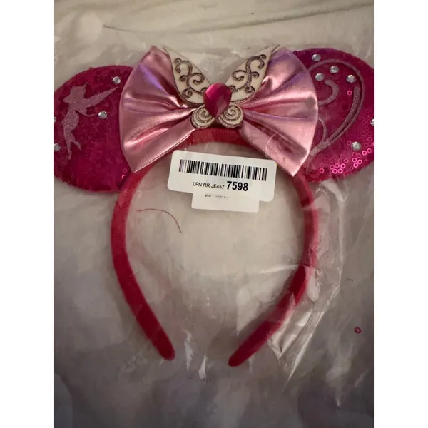 NEW Mouse Ear Headband Sequin Bow Hairband Princess Cosplay Adult - Image 2