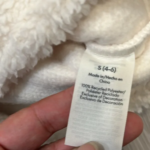 No Boundaries Cream Sherpa Half-Zip sweater - Image 7