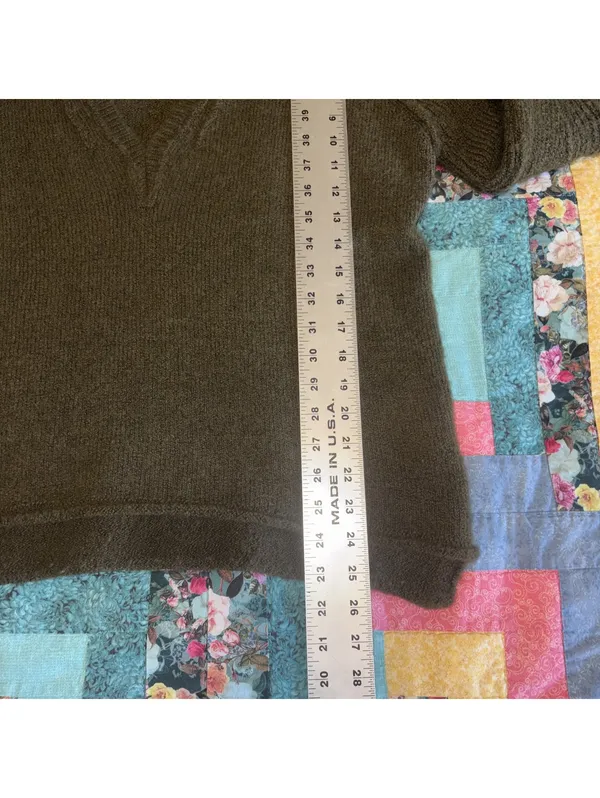 Free People Wool Blend V-Neck Flare Sleeve Woman’s Small Sweater Cozy Casual - Image 9