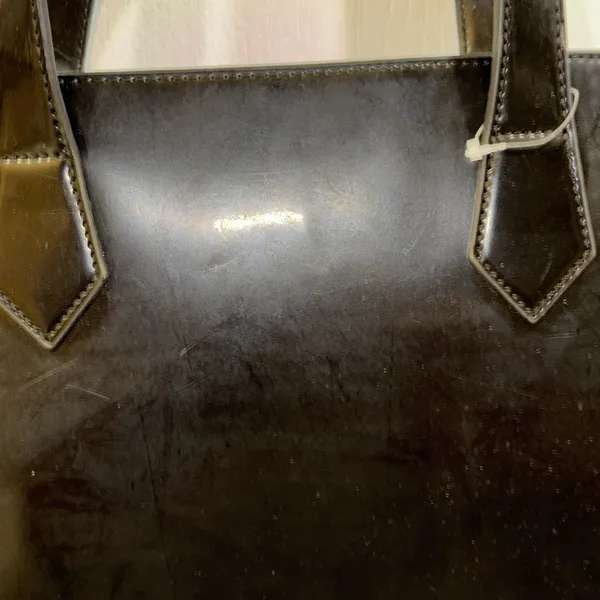 Givenchy Perfume Vinyl/Patent Leather Tote Bag Sleek Chic Fun Sturdy Material - Image 3