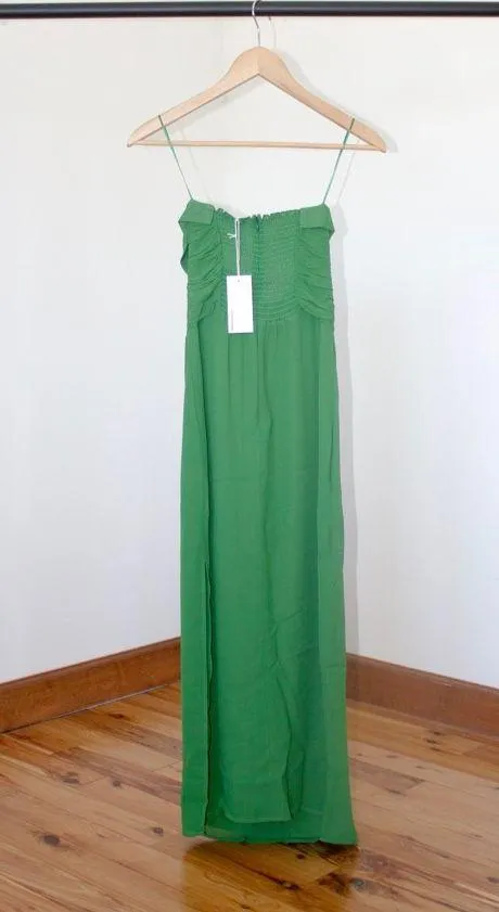 Reformation Lore Dress (Kelly Green) - Image 4