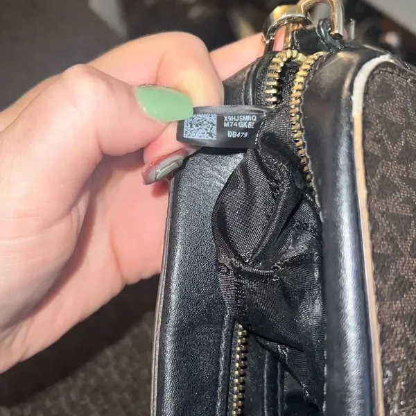 ✨MICHAEL KORS Ginny Brown Black logoed Crossbody Bag✨ - Image 10