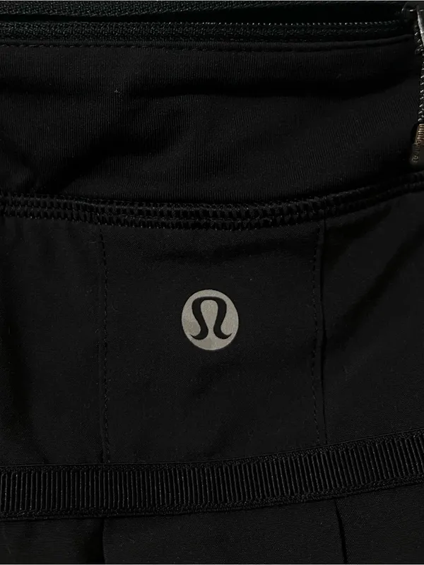 Lululemon Run Pace Setter Skirt Black Size 8 - Image 6