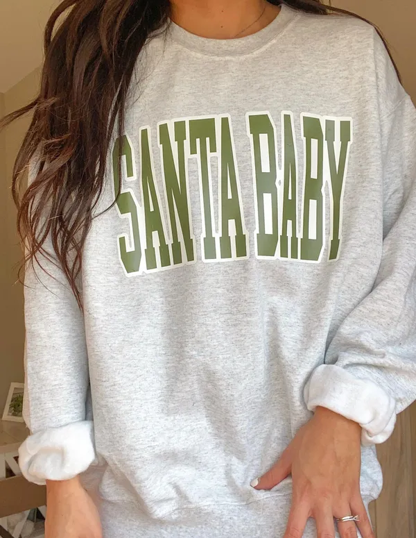 Santa Baby crewneck - Image 4