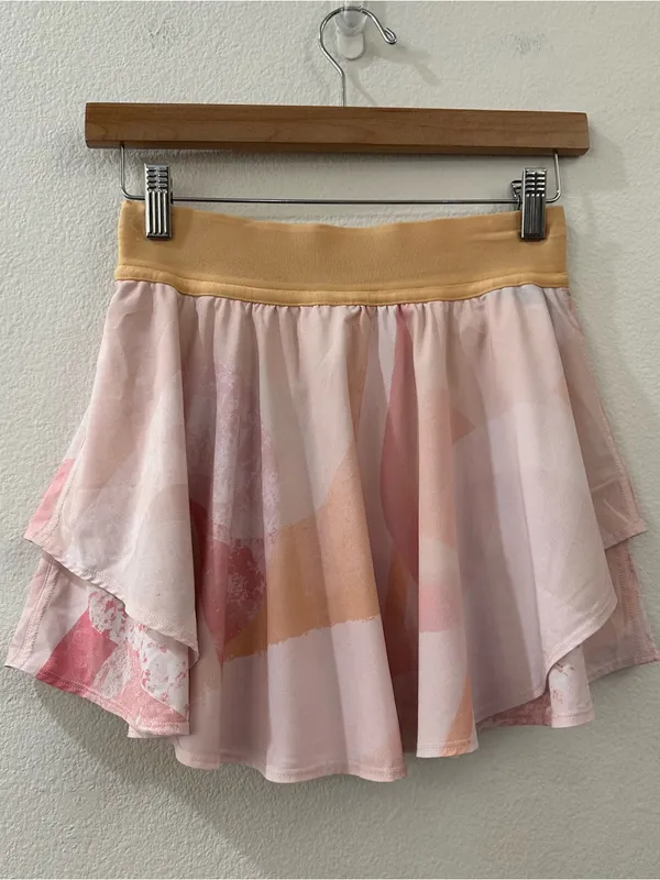 Lululemon Women's Court Rival High-Rise Active Mini Skirt Garrogeo Multi Sz‎ 4 - Image 5