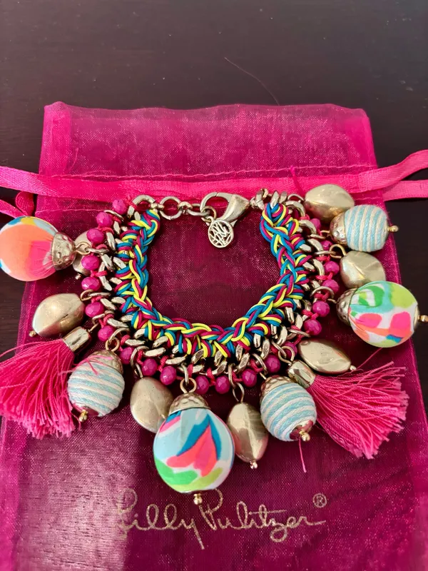 Lilly Pulitzer Beach Resort Charm Bracelet  - Image 2