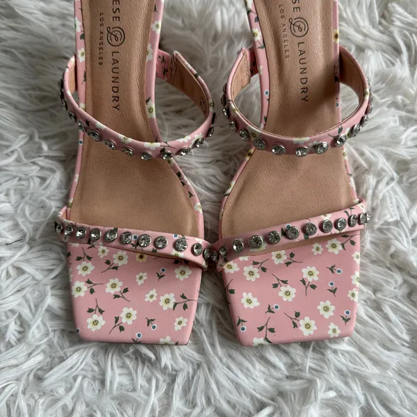 Chinese Laundry Heeled Sandal Floral New In Box Size 6.5 - Image 2