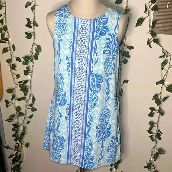 Lilly Pulitzer Donna Romper Bennet Blue - Image 2