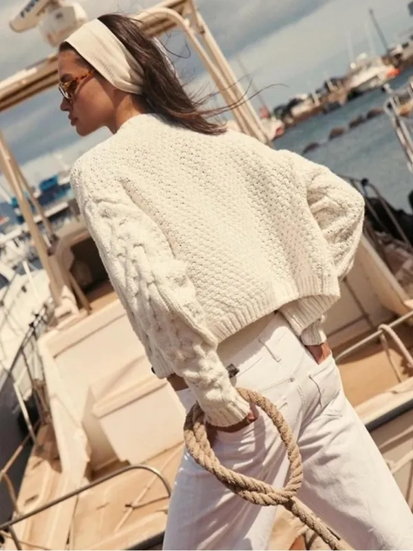 Free People Bonfire Cable Knit cardigan - Image 2