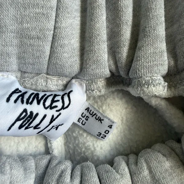 Princess Polly Sweat Shorts Grey - Image 3