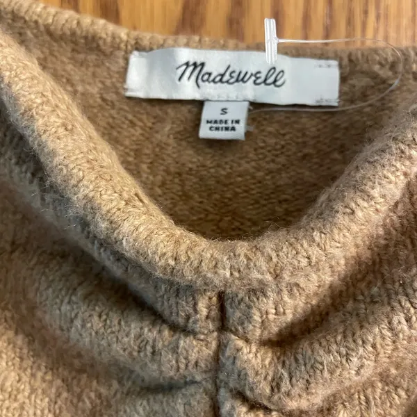 Madewell Camel Knit Top - Image 2