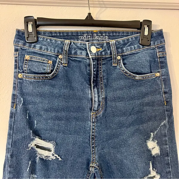 Wild Fable High Rise Skinny Blue Jeans Women’s Size 4 - Image 3