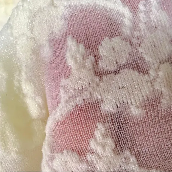 Free People Amour Lace Knee High Socks White Ivory NWT Dainty Ethereal Coquette - Image 7