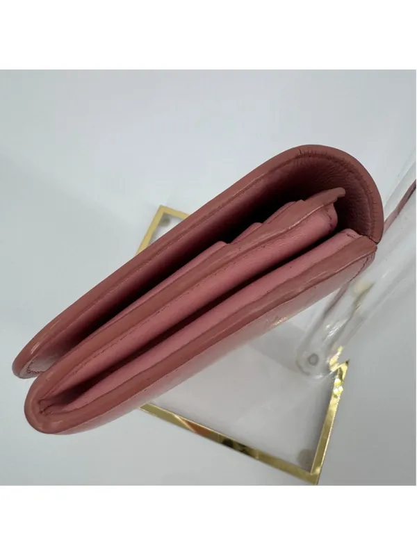 Rare Chloé Pink Horse Embroidered Leather Wallet Equestrian - Image 9