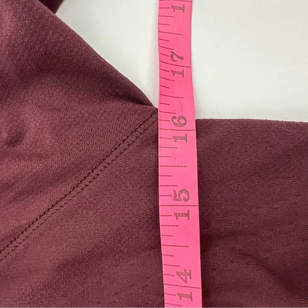 Athleta Speedlight‎ Half Zip Pullover Top
Burgundy sz M - Image 7